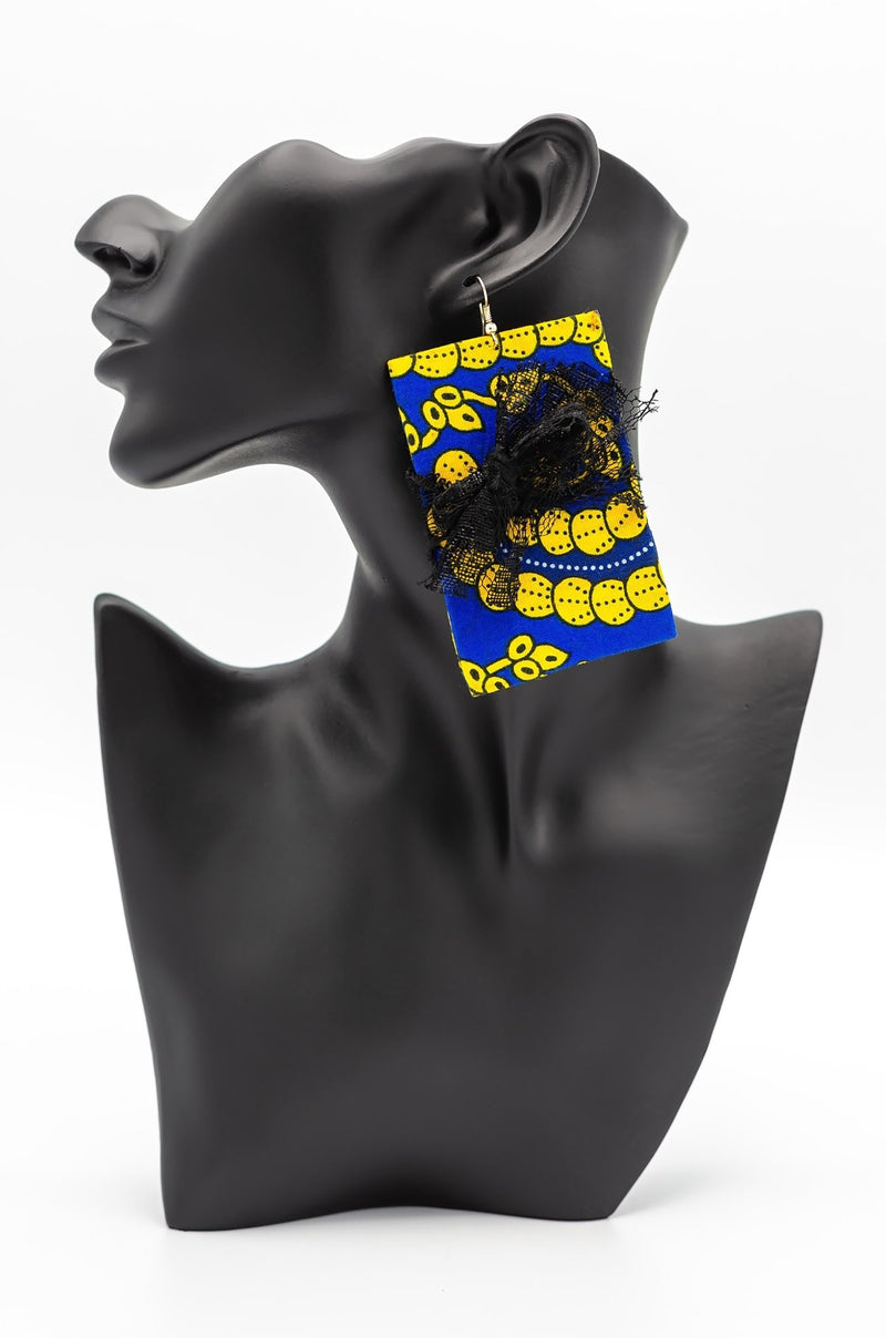 African Map Earrings - Leone Culture
