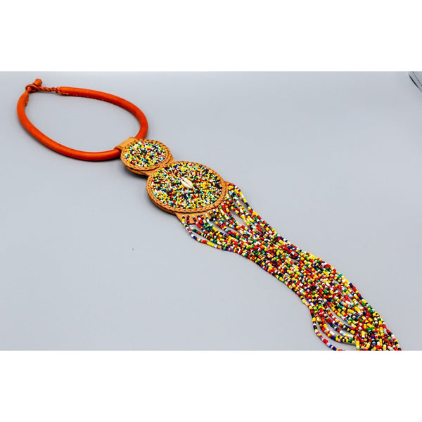 African Beaded Necklace (ON SALE) Necklace - Leone Culture