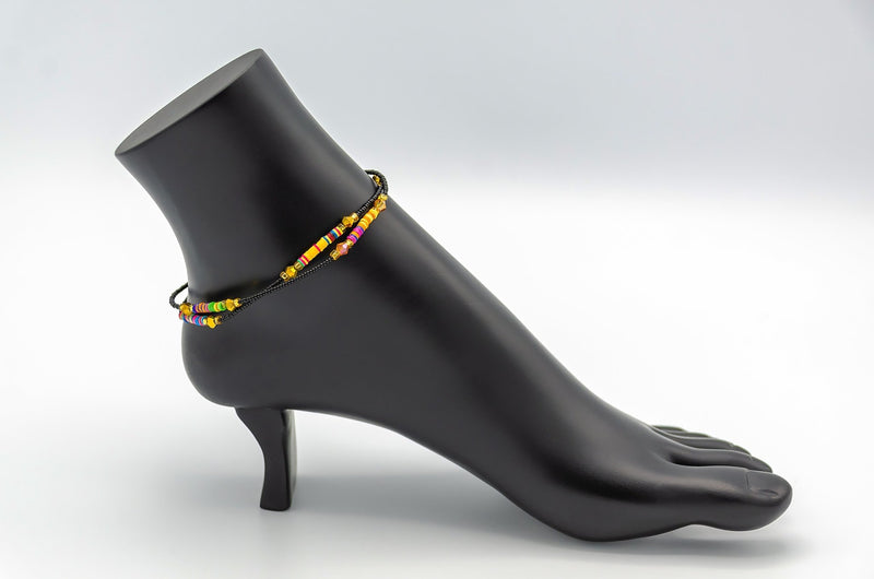 African beaded Anklet Anklets - Bracelet Ankle - Leone Culture