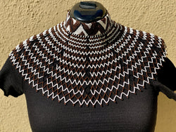 African zulu style beaded collar choker - Leone Culture