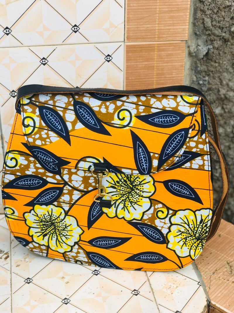 Fatima African Print Shoulder Bag Crossbody bags - Leone Culture