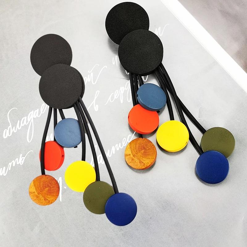 Multicolor Drop earrings earrings - Leone Culture