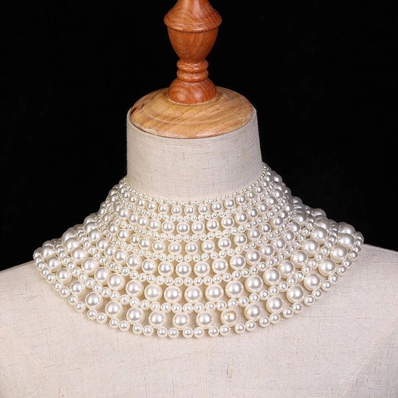 Pearlescent Princess Choker Necklace - Leone Culture