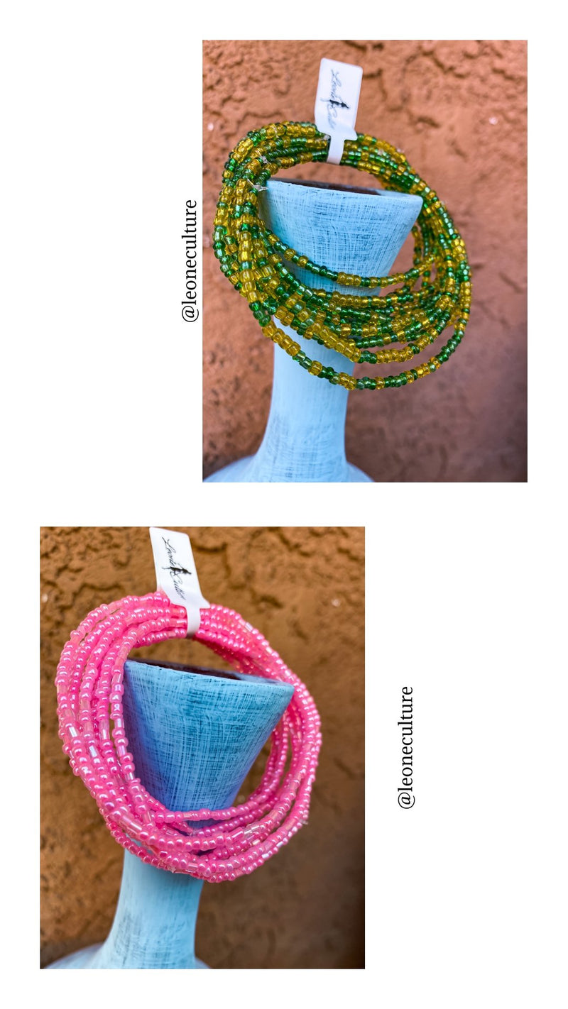 Sierra Leone 12 strands Beaded Bracelets Bracelets - Leone Culture