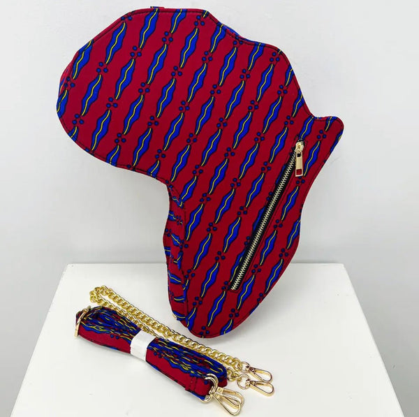 The Africa shape bag Crossbody bags - Leone Culture