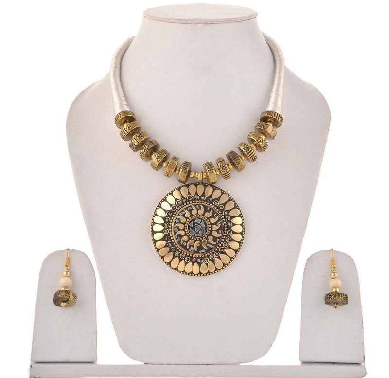 Zephyrr African Statement Necklace Set Necklace - Leone Culture