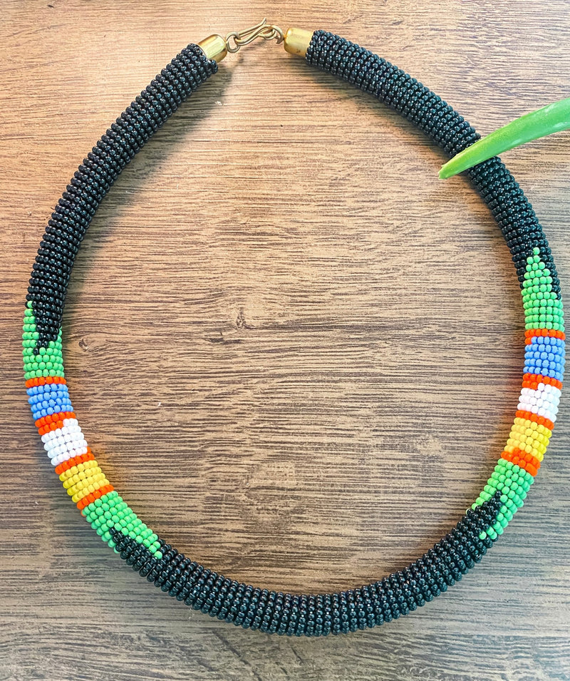 Handmade African Necklace Beads Set From Sierra Leone 